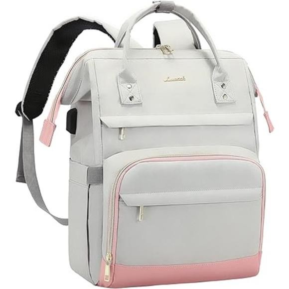 Laptop Backpack for Women Fashion Travel Backpack Purse 15.6 Inch Large Capacity - Picture 7 of 7